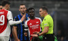 Referee Istvan Kovacs seen during the UEFA Champions League stage match Phase MD4 between Inter FC Internazionale and Ar