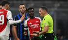 Referee Istvan Kovacs seen during the UEFA Champions League stage match Phase MD4 between Inter FC Internazionale and Ar