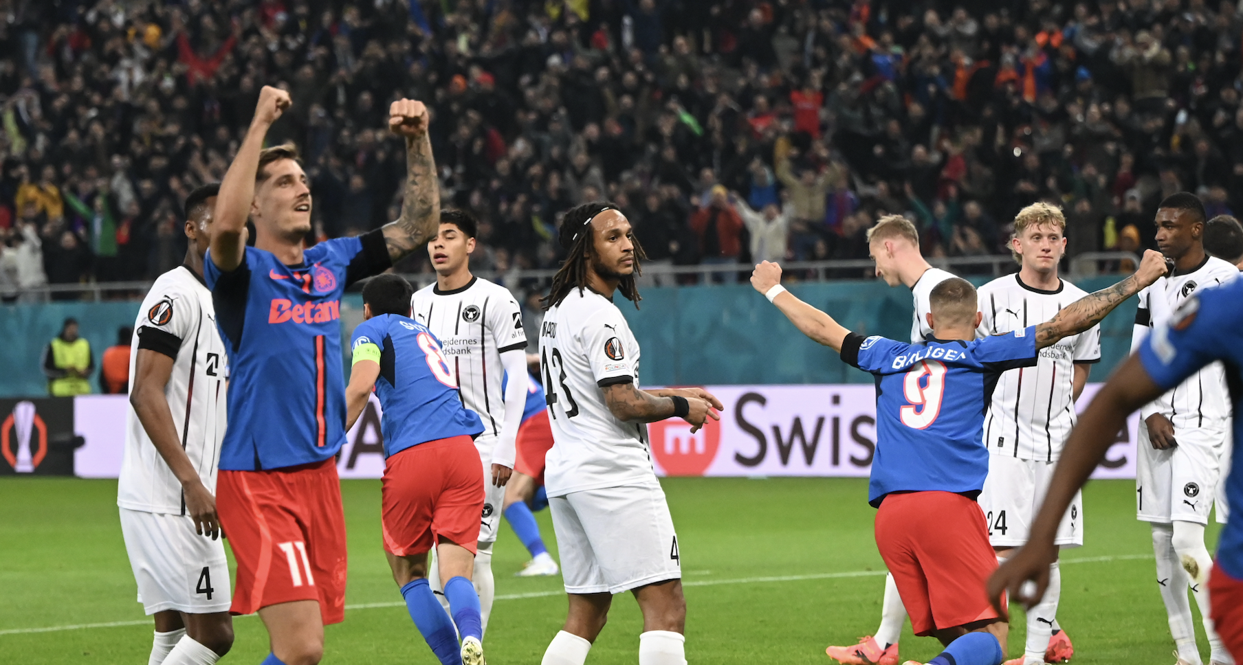 N-a marcat, n-a pasat decisiv, dar e omul meciului FCSB - Midtjylland! Toate notele jucătorilor campioanei