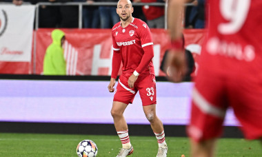 Patrick Haakon Olsen in meciul de fotbal dintre Dinamo Bucuresti si UTA Arad, din cadrul Superligii Superbet, desfasurat