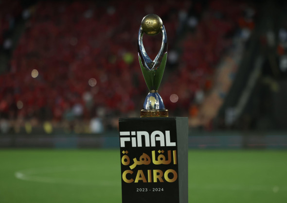 Cairo, Egypt. 25th May, 2024. CAIRO, EGYPT - MAY 25: Trophy presentation during the CAF Champions League Final Second Leg match between Al Ahly and Esperance Sportive Tunis at Cairo International Stadium on May 25, 2024 in Cairo, Egypt. (Photo by M.Bayoum