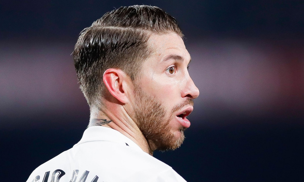 Camp Nou, Barcelona, Spain. 6th Feb, 2019. Copa del Rey football semi final, 1st leg, Barcelona versus Real Madrid; Sergio Ramos of Real Madrid portrait Credit: Action Plus Sports/Alamy Live News