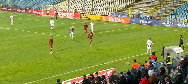 Oțelul Galați - CFR Cluj 0-1, ACUM, la DGS 1. Ardelenii au deschis scorul