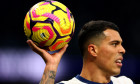 Tottenham Hotspur Stadium, London, UK. 3rd Nov, 2024. Premier League Football, Tottenham Hotspur versus Aston Villa; Pedro Porro of Tottenham Hotspur prepares to throw the ball in Credit: Action Plus Sports/Alamy Live News