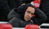 Federico Chiesa of Liverpool sits in the stands ahead of the Premier League match Liverpool vs Brighton and Hove Albion at Anfield, Liverpool, United Kingdom, 2nd November 2024(Photo by Cody Froggatt/News Images)