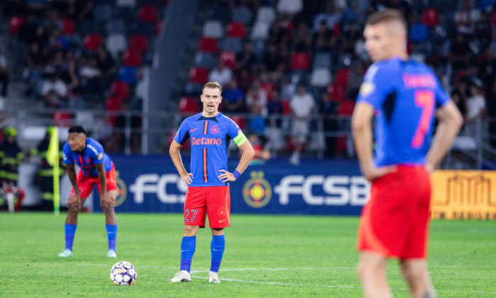 29 august 2024,Stadionul Steaua, Bucharest, UEFA Europa League, Play-offs, 2nd leg, FCSB(ROU) vs LASK (AUT) 27 Darius Ol