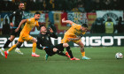 Nations League C, Group C2: Romania vs. Kosovo Nicolae Stanciu and Elvis Rexhbecaj in action during the Nations League C