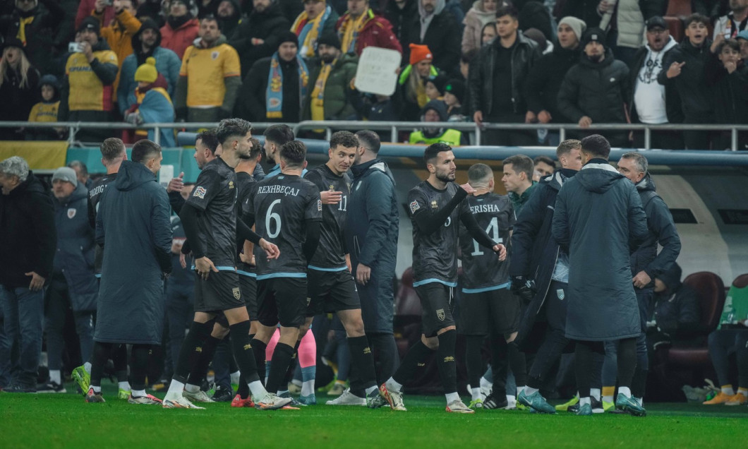 Nations League C, Group C2: Romania vs. Kosovo Kosovo Captain Amir Rrahmani decides to leave the pitch with his teammate