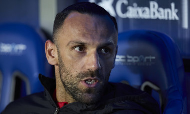 Deportivo Alaves v RCD Mallorca - LaLiga EA Sports Vedat Muriqi of RCD Mallorca looks on during the LaLiga EA Sports mat