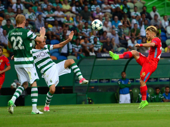 FOTBAL:SPORTING LISABONA-FC STEAUA BUCURESTI, PLAY OFF LIGA CAMPIONILOR (15.08.2017)