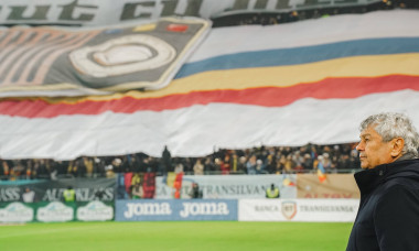 Nations League C, Group C2: Romania vs. Cyprus Manager Mircea Lucescu in action during the Nations League C, Group C2 ma