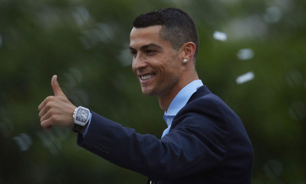 Real Madrid Celebrate After Victory In The Champions League Final Against Liverpool