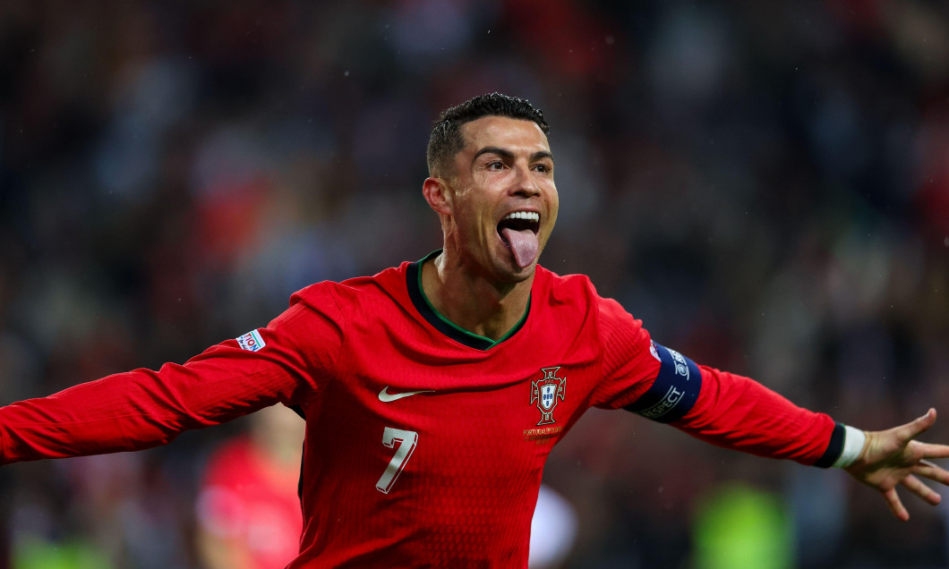 Dragon Stadium, Oporto, Portugal. 15 November, 2024.Pictured left to right, Cristiano Ronaldo at the Portugal vs Polonia, UEFA NATIONS LEAGUE.Credit: Victor Sousa/Alamy Live News