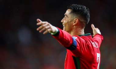 Dragon Stadium, Oporto, Portugal. 15 November, 2024.Pictured left to right, Cristiano Ronaldo at the Portugal vs Polonia, UEFA NATIONS LEAGUE.Credit: Victor Sousa/Alamy Live News