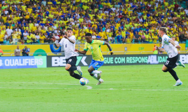 RECORD DATE NOT STATED Match between brazil and uruguay Salvador (ba), 11/19/2024 - brazil x uruguay - vini jr. And m. O