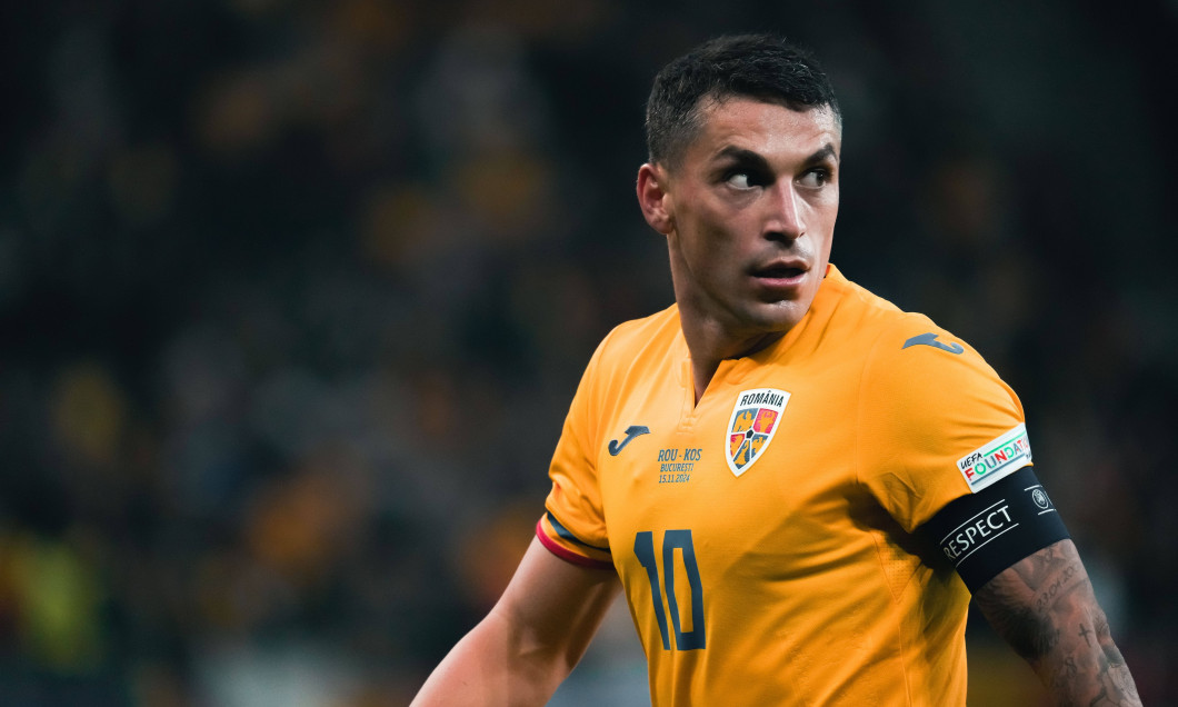 Nations League C, Group C2: Romania vs. Kosovo Nicolae Stanciu in action during the Nations League C, Group C2 match bet