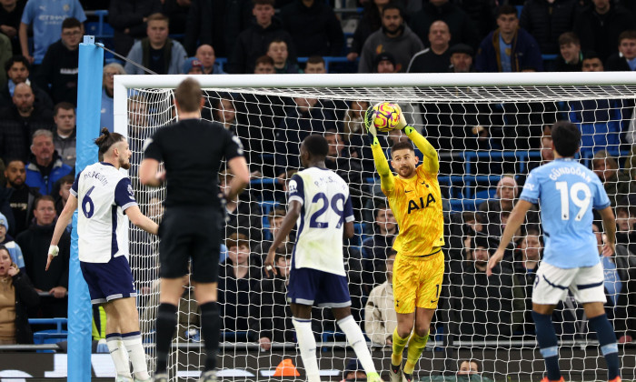 Manchester City v Tottenham Hotspur, Premier League, Football, Etihad Stadium, Manchester, UK - 23 Nov 2024