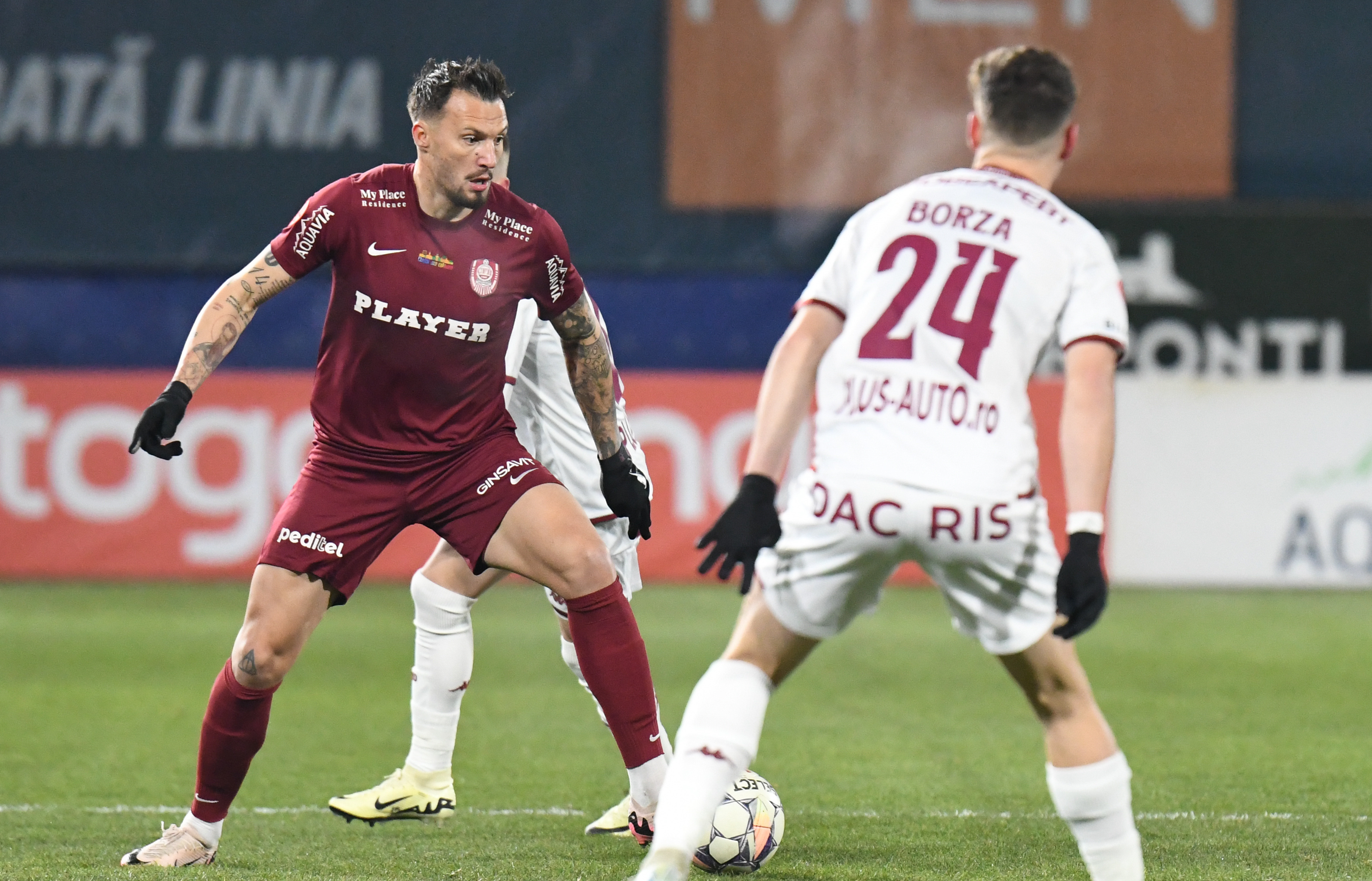 CFR Cluj - Rapid București 0-0, ACUM, la Digi Sport 1. Ocazii la ambele porți