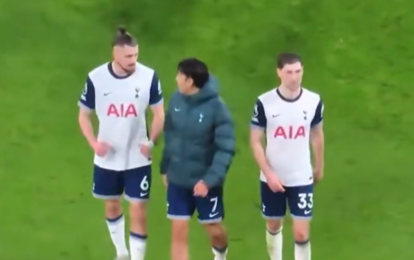 Au apărut imaginile: ce a făcut căpitanul lui Tottenham, după ce l-a văzut pe Radu Drăgușin la finalul meciului cu City