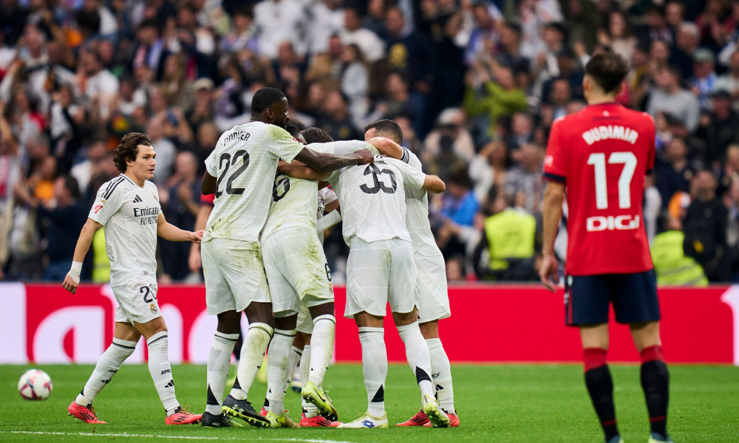 Real Madrid CF v CA Osasuna, La Liga EA Sports match, date 13. Football, Santiago Bernabeu Stadium, Madrid, Spain - 09 Nov 2024