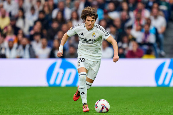 Madrid, Spain. 09th Nov, 2024. Fran Garcia of Real Madrid CF during the La Liga EA Sports match between Real Madrid CF and CA Osasuna played at Santiago Bernabeu Stadium on November 09, 2024 in Madrid, Spain. (Photo by Cesar Cebolla/PRESSINPHOTO) Credit: