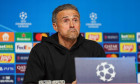 Luis Enrique Martinez Garcia (Paris Saint-Germain, PSG, Head-Coach) bei der Pressekonferenz, Ger, Internationale Pressek