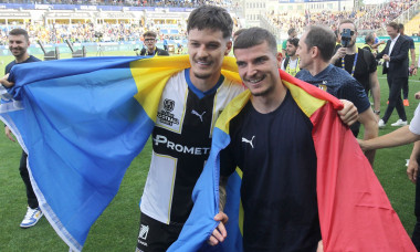 DENNIS MAN, VALENTIN MIHAILA, Serie B, 2023-24, Parma vs Cremonese 1-1, 05-05-2024, Esultanza, Celebration, Jubel SERIE