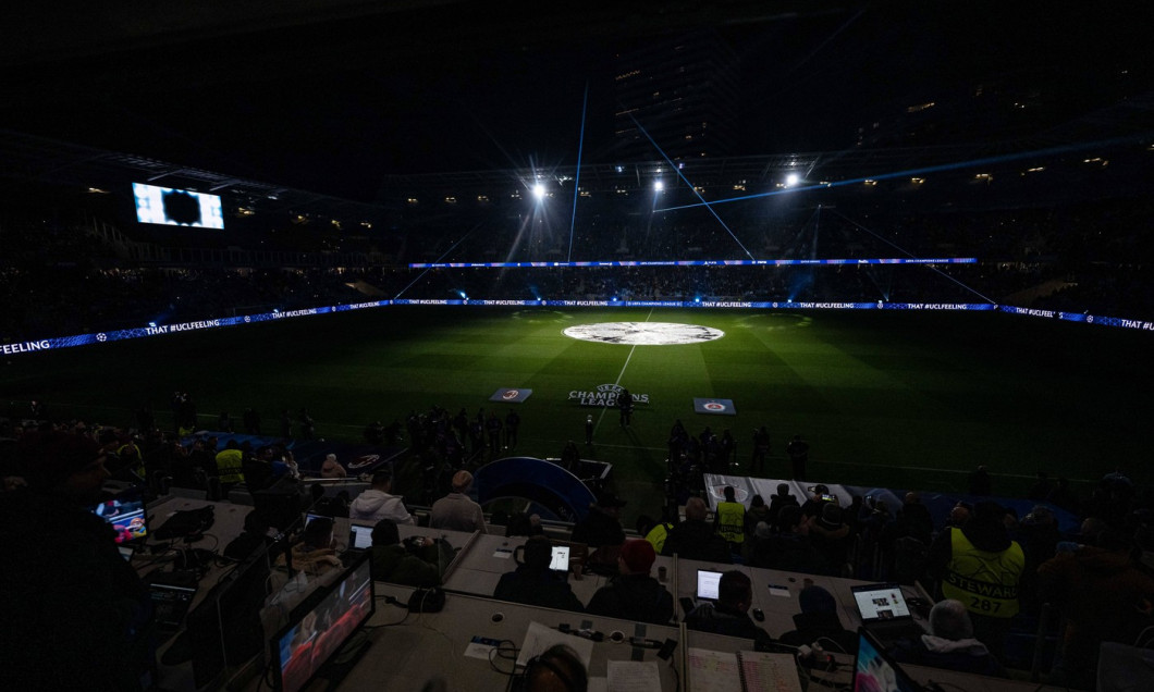 Stadium SK Slovan Bratislava during UEFA Champions league match, SK Slovan Bratislava - AC Milan , 26. november 2024, Te