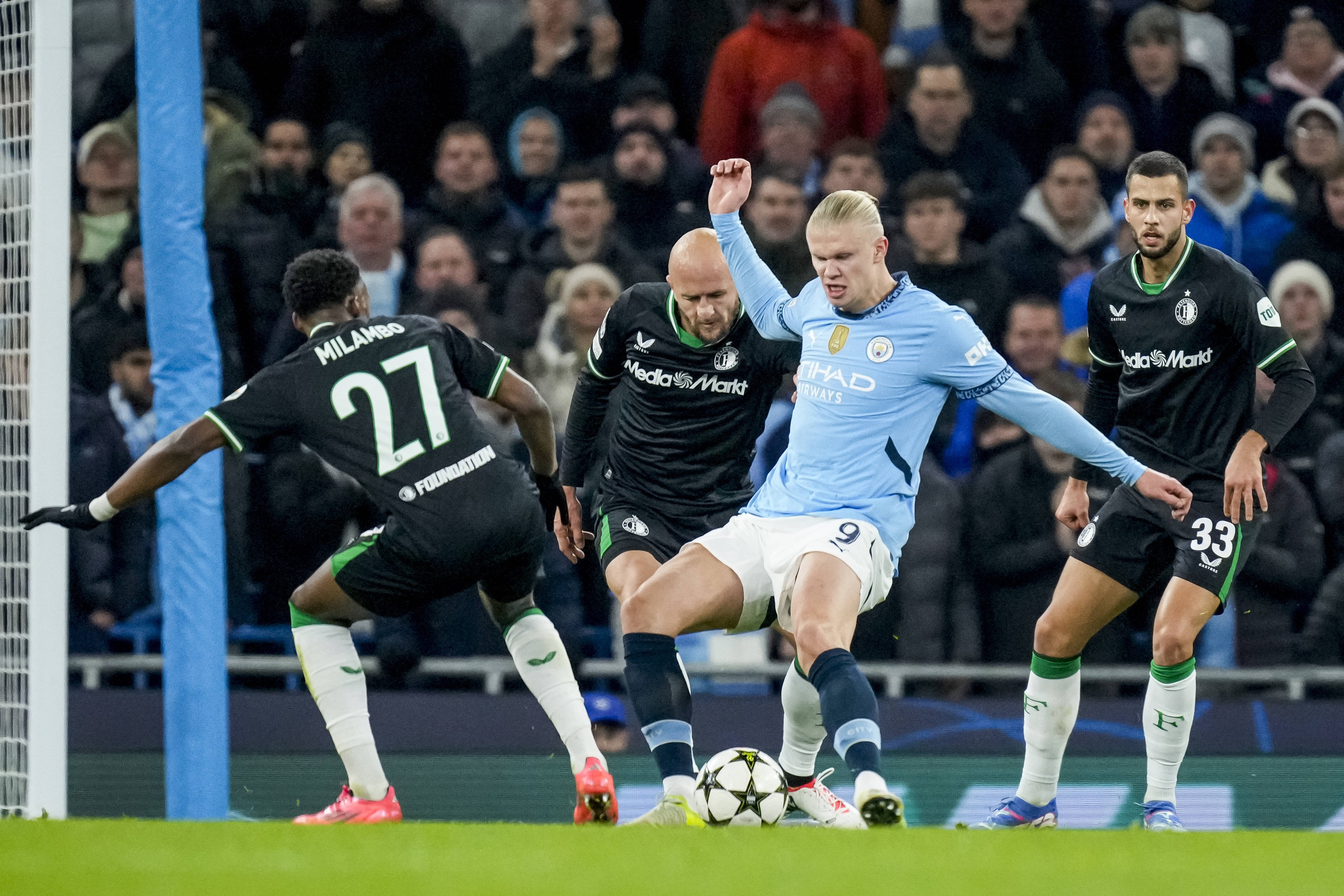 Manchester City - Feyenoord 3-3. ”Cetățenii” au fost egalați, după ce în minutul 75 conduceau cu 3-0