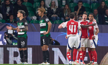 Sporting Clube De Portugal V Arsenal FC - UEFA Champions League 2024/25 League Phase MD5, Lisbon, Portugal - 26 Nov 2024