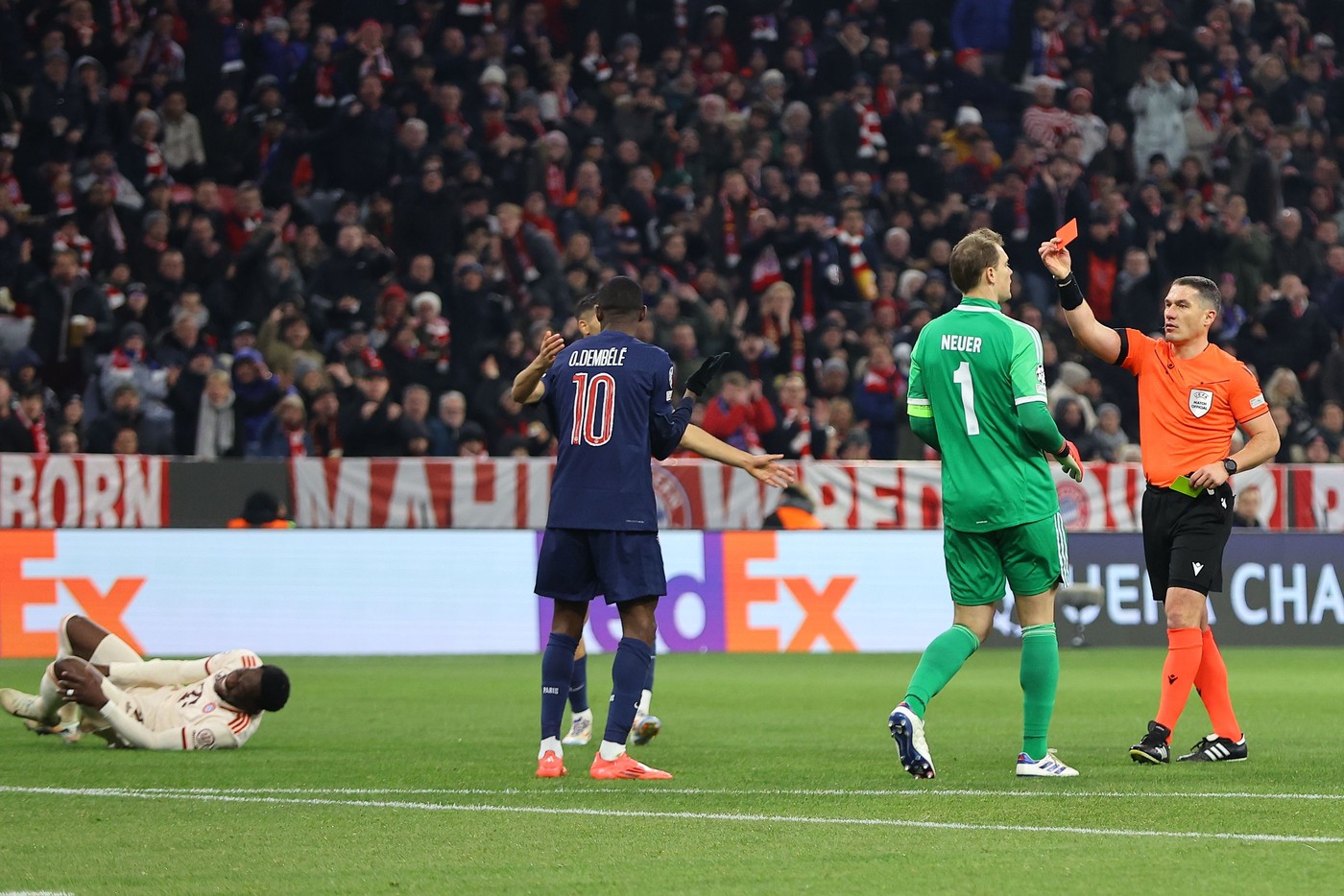 Bayern Munchen - PSG 1-0. Istvan Kovacs l-a eliminat pe Dembele, iar parizienii sunt în afara Top 24