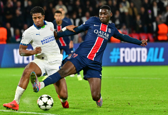 Match de Ligue Des Champions (LDC) "PSG - PSV Eindhoven (1-1)" au Parc des Princes à Paris