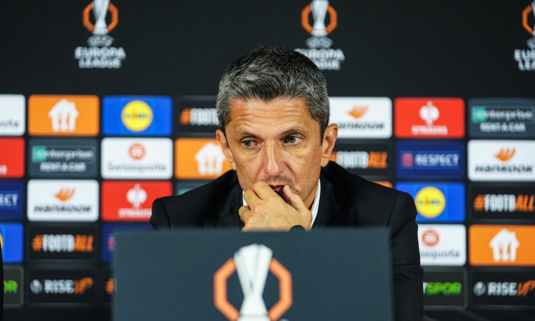 Head coach Razvan Lucescu of PAOK