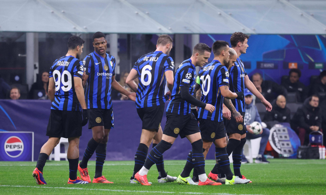 Champions League 2024/25 football match between Inter vs Lipsia