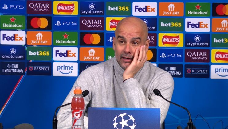 Mesajul transmis de Pep Guardiola, după ce a apărut zgâriat pe față la conferința de presă