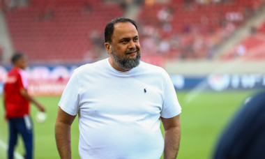 Olympiacos F.C. v Nottingham Forest Pre-Season Friendly Evangelos Marinakis chairman of Olympiacos F.C. and Nottingham F