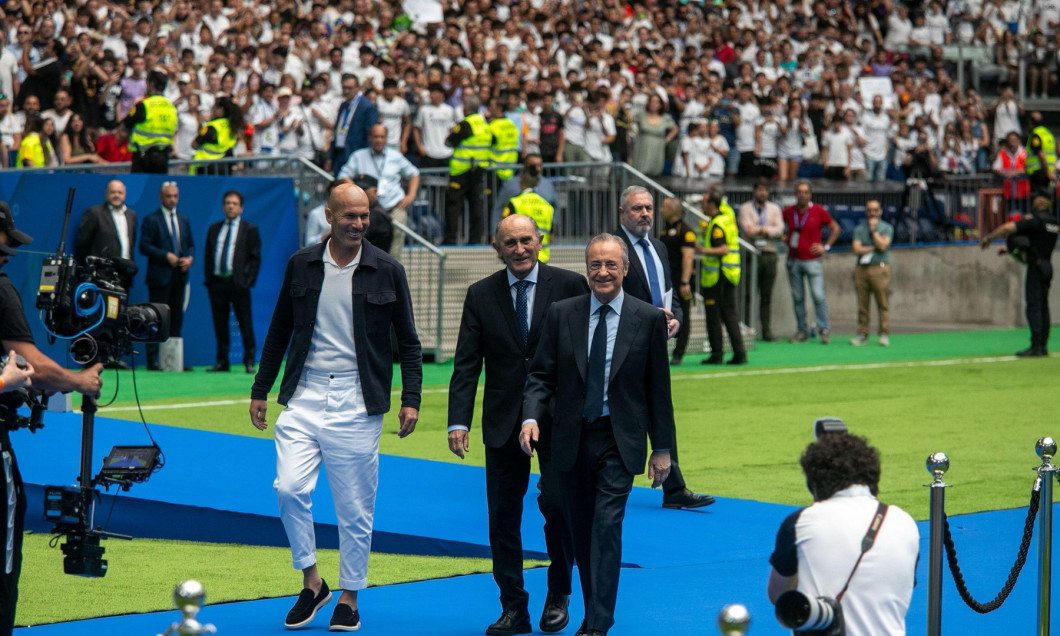 Madrid Spain. July 16, 2024. This morning, the French footballer, Kilian Mbappe, was presented at the Santiago Bernabeu stadium as the new reinforcement of the football club, Real Madrid.Credit: Canales Carvajal/Alamy Live News.