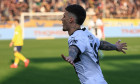 Dennis Man (Parma Calcio) celebrates after scoring the goal of 1-0 during Parma Calcio vs SS Lazio, Italian soccer Serie A match in Parma, Italy, December 01 2024