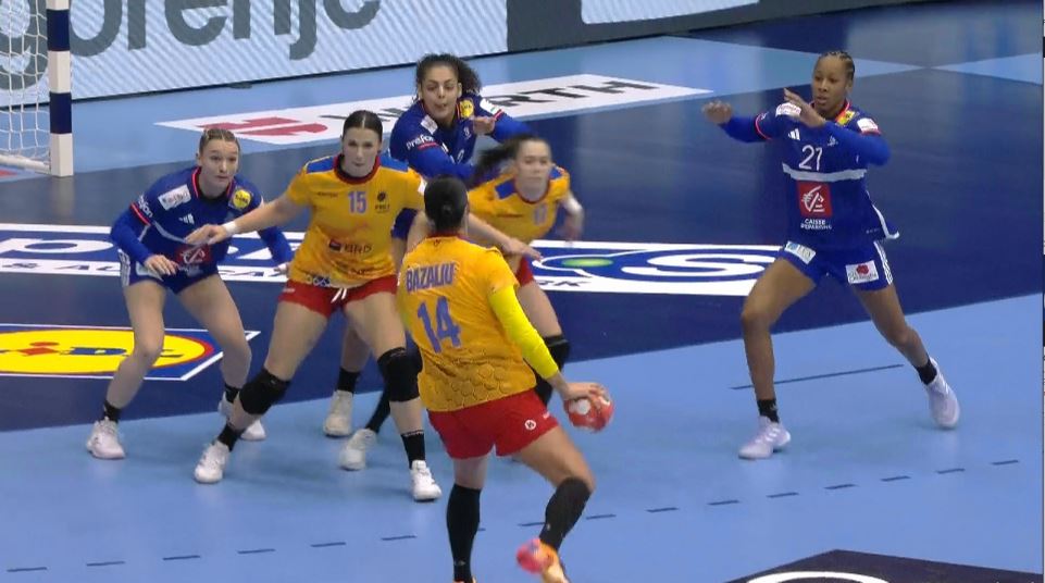 România - Franța 25-30. ”Tricolorele” au cedat pe final în primul meci din grupa principală de la Europeanul de handbal