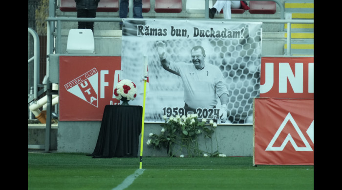 Momentul specialdedicat memoriei lui Hemult Duckadam / Foto: Sport Pictures