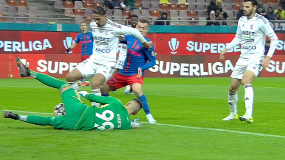 FCSB - Botoșani 1-0, ACUM, Digi Sport 1. Daniel Bîrligea a deschis scorul!