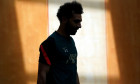 Liverpool's Mohamed Salah during a press conference as part of a media day at the AXA Training Centre in Liverpool ahead of the UEFA Champions League Final in Paris on Saturday. Picture date: Wednesday May 25, 2022.