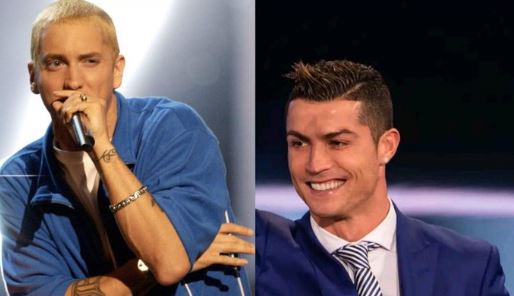 Eminem l-a imitat pe Cristiano Ronaldo, la un concert de la Abu Dhabi, iar internetul ”a explodat”