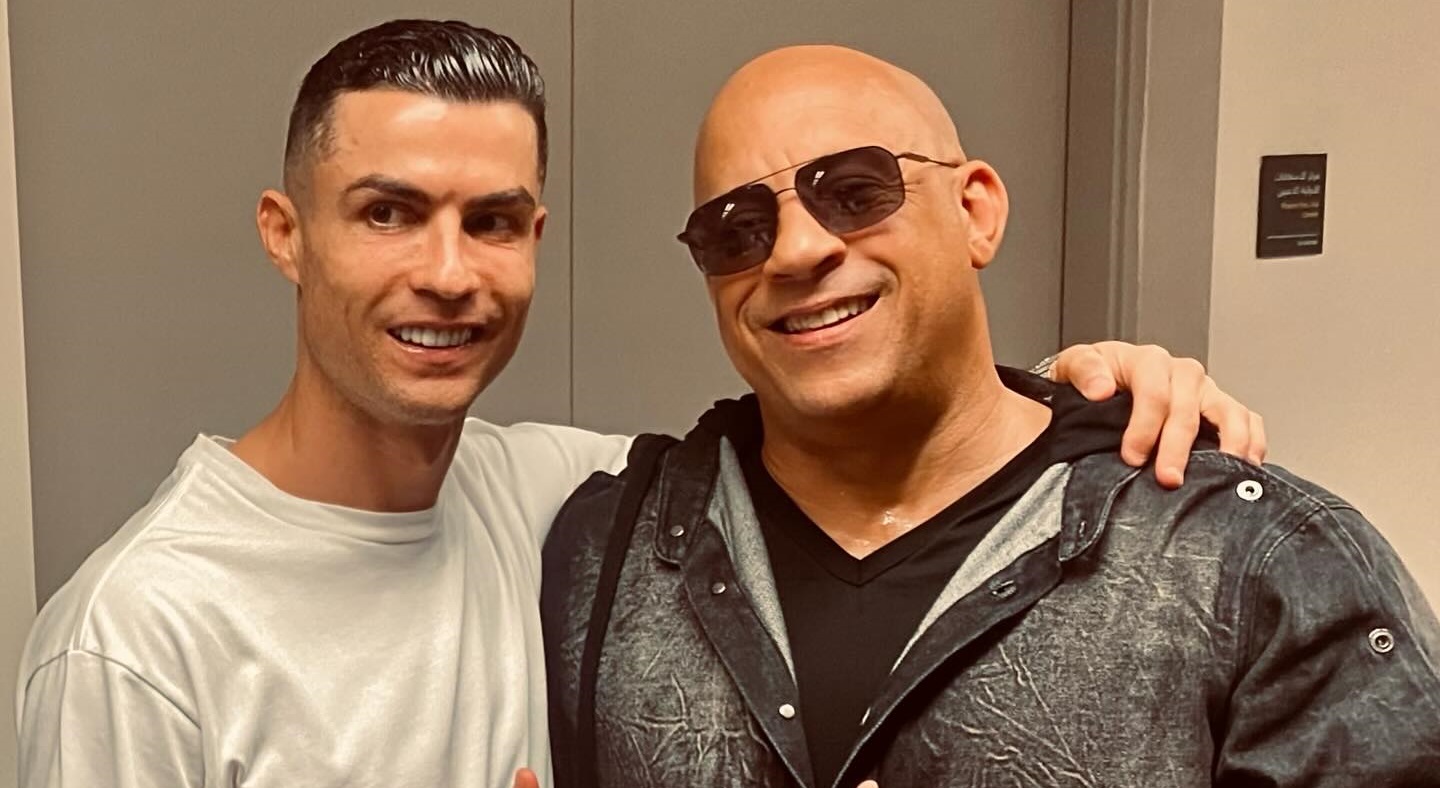 Cristiano Ronaldo și Vin Diesel s-au întâlnit. Apoi, a urmat un schimb de replici pe rețelele sociale