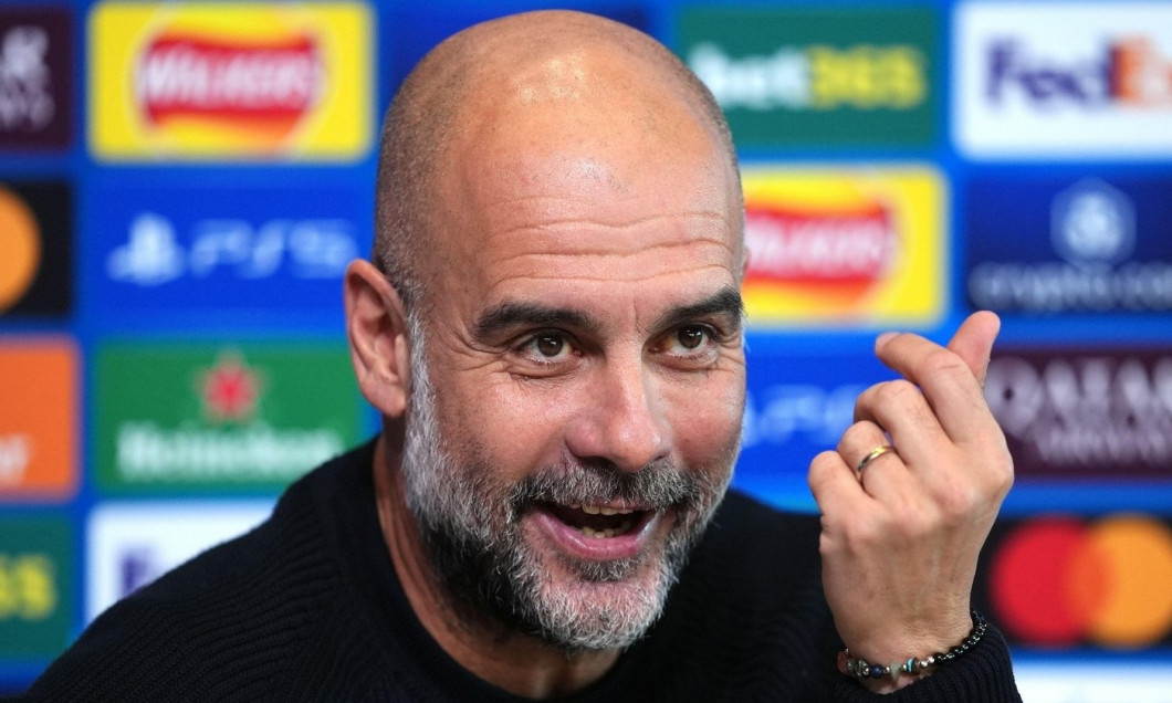 Manchester City manager Pep Guardiola during a press conference at the City Football Academy, Manchester. Picture date: Monday November 25, 2024.