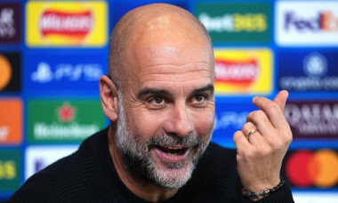 Manchester City manager Pep Guardiola during a press conference at the City Football Academy, Manchester. Picture date: Monday November 25, 2024.