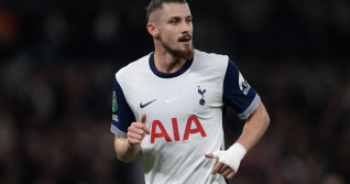 Tottenham Hotspur v Manchester City - Carabao Cup Fourth Round LONDON, ENGLAND - OCTOBER 30: Radu Dragusin of Tottenham