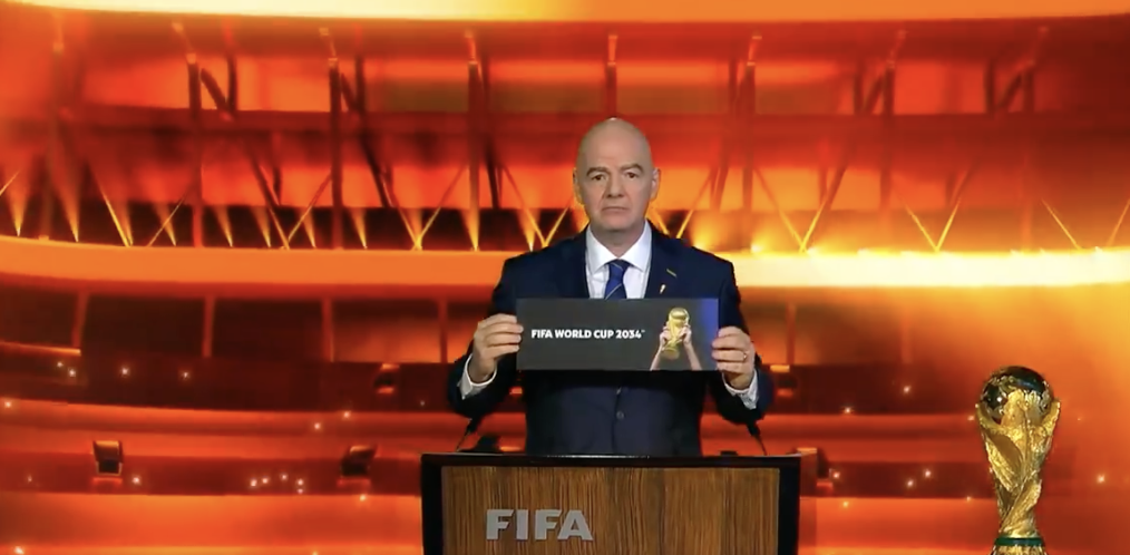 ”Mabruk!”. Ce înseamnă cuvântul repetat de președintele FIFA după ce a anunțat că Arabia Saudită e gazda CM 2034