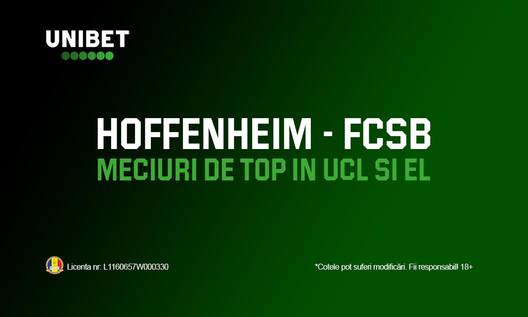 (P) Ce șanse are FCSB pe terenul lui Hoffenheim?