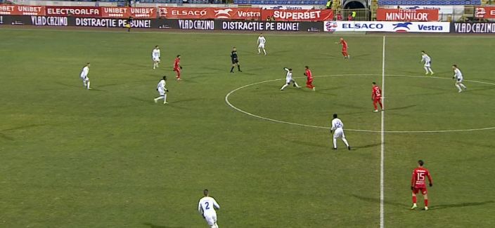 FC Botoșani - Hermannstadt 1-0, ACUM, la Digi Sport 1. Moldovenii au deschis scorul după o fază superbă